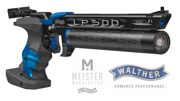 Walther LP500 Meistermanufaktur Walther Blau elektronik